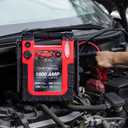 New Upgrade Car Battery Jump Starter & Portable Air Compressor, 1800A 20000mAh 12V Jump Box Power Station, 260PSI Tire Inflator (Up to 8.0L Gas/Diesel), LED Light, USB, Battery Booste