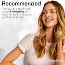 AquaSonic Standard Replacement Brush Heads | ADA Accepted | for Normal & Sensitive Teeth | Compatible with Many AquaSonic Toothbrush Handles (8 Pack Black)