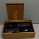 AW BRIDAL Mr and Mrs Champagne Flutes Set of 2, Engagement Bridal Shower Gifts for Couple Newlyweds, Wedding Anniversary Toasting Glasses with Wooden Box for Bride Groom