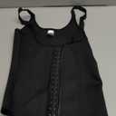 LODAY Waist Trainer for Women Corset Shapewear Tummy Control Waist Cincher Faja Body Shaper with Adjustable Straps (Large, Black)