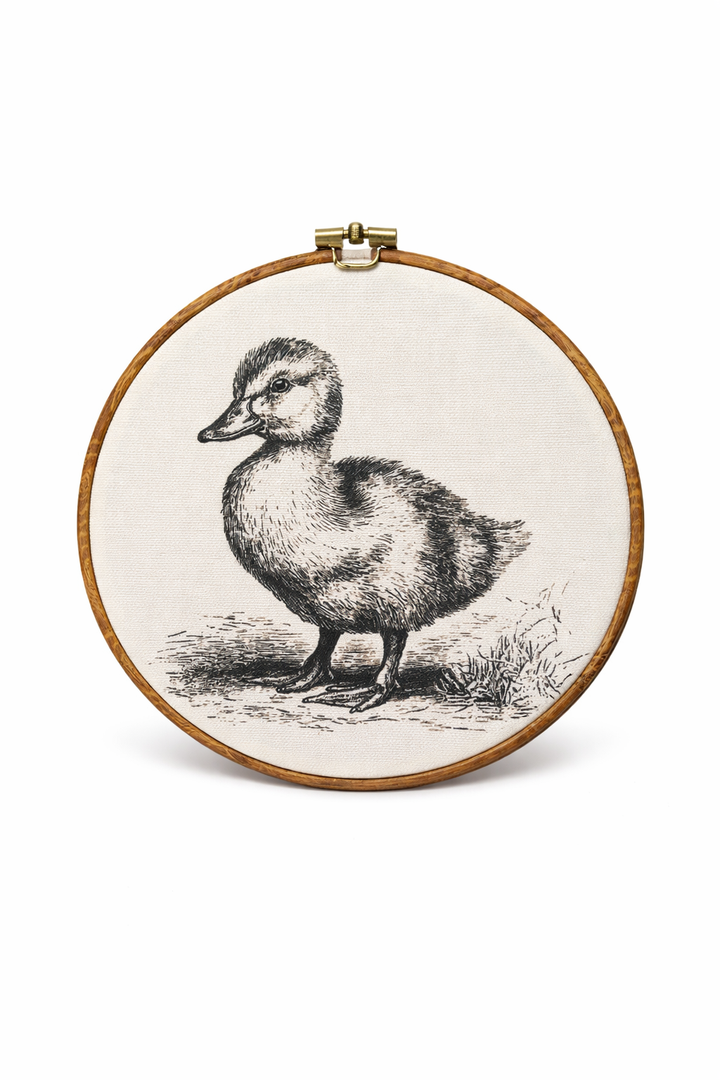 Hxlac Vintage Duck, 10x10 Inch