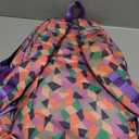 Bansusu Geometric Print Kids Backpack for Girls Boys School Bag Bookbags, Size: Large-A