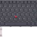 Replacement Backlit Keyboard for Lenovo Thinkpad T14 Gen 3 Gen 4, Thinkpad L14 Gen 3 Gen 4 & Thinkpad P14s Gen 3 Gen 4 Series Laptop Keyboard US Layout P/N: 5N21D68345, Gray