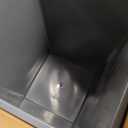 Amazon Basics Square Waste Container, Open Top, Space Saving, 25 Gallons, Grey, Pack of 2