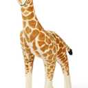 Melissa & Doug Lifelike Plush Standing Baby Giraffe Stuffed Animal 3 Feet Tall