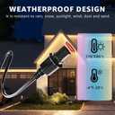 Outdoor Extension Cord Waterproof Compatible with Govee Outdoor Flood Lights, 5FT for Govee Extension Cable H7058 H7057, 4-Pin Outdoor Lights Extension Cable