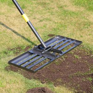 Lawn Leveling Rake, 72 inch 27"x10" Levelawn Tool, Heavy Duty Effort Saving Lawn Level Tool, Stainless Steel Handle Lawn Leveler for Yard Garden Golf Course, Ease Level Soil Sand Dirt Surfaces Lawn Leveling Rake, 72 inch 27"x10" Levelawn Tool, Heavy Duty Effort Saving Lawn Level Tool, Stainless Steel Handle Lawn Leveler for Yard Garden Golf Course, Ease Level Soil Sand Dirt Surfaces