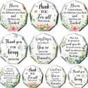 10 Pcs Thank You Gifts for Women Men 2.36 Inch Acrylic Award Plaque Personalized Appreciation Gifts for Graduation Teacher Coworker Employee Nurses Doctor Friend, 5 Styles