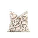 Croker Horse 2025 New 20x20'' inches Throw Pillow Cushion Covers - Paradise Orange Color Chenille Jacquard Embroidery Luxury Modern Style Couch Sofa Bed Pillow Cover for Living Room Bedroom