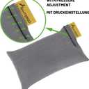 Mouse pad Wrist Rest - Ergonomic Palm Support Made of Organic Millet Chaff, Anti-tendonitis Problem for Computer Mouse, Relieve Wrists, Cushion Support in Gray