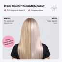 FOUR REASONS Color Mask, Pearl Blonde (27 Colors) Hair Gloss & Color Depositing Conditioner Semi Permanent Hair Toner for Color-Treated Hair Color For Women Vegan & Cruelty-Free 6.76 fl oz