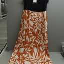 Sherosa Women Boho Chevron Striped Floral Printed Summer Sleeveless Tank Long Maxi Party Dress (Small)