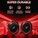 Wireless Gaming Headset, 7.1 Surround Sound, 2.4Ghz USB Gaming Headphones Bluetooth 5.4, 100-Hr Noise Canceling Mic RGB Light, Wireless Headset for PC PS5 PS4 Mac Switch, ONLY Wired Mode Suit for Xbox