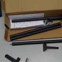 2 Packs 24 Inch Bathroom Towel Bar, Matte Black Towel Racks for Bathroom, JIAPAIDUO Bathroom Towel Rack Wall Mounted, Bath Hand Towel Holder Organizer, Modern Home Decor Towel Rod