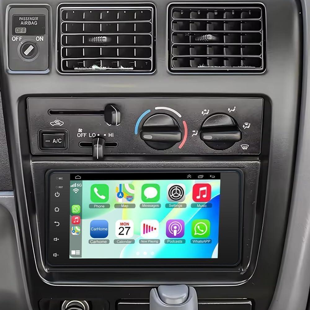 Latest Android Car Radio for Toyota Tacoma 1998-2004, 4GB + 64GB IPS Touchsceen Stereo for Carply&Android Auto, Blutooth & GPS Navigation