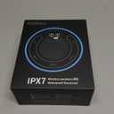 Bluetooth Speaker, Shower Speaker Stereo Sound, IPX7 Waterproof Speakers, Digital Display Portable Speaker with Suction Cup, LED Light, Small Wireless Speakers for Outdoor Party Beach Bathroom, Black