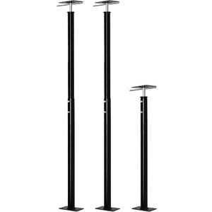 2 Pack Heavy Duty Floor Jack Post 31" to 63" Adjustable Support Pole Jack | 18,000 lbs Load Capacity | Basement Jack for Leveling, Foundation Repair, Crawl Space & Deck Support | Swivel Top Plate (Black)