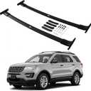 2 PCS Roof Rack Cross Bars Compatible with 2016-2019 Explorer with raised side rails, 220LBS Capacity, Heavy Duty Aluminum Cross Bar for Canoe Kayak Bicycle Skis