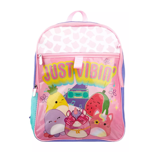 Jazwares Backpack For Girl - Cute Pink Schoolbag