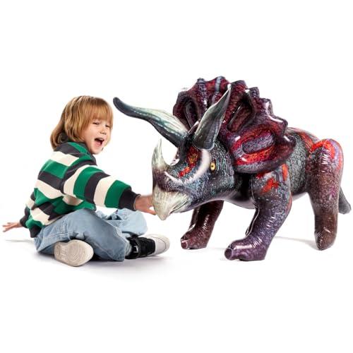 JOYIN 43" Triceratops Inflatable Dinosaur Toy for Party Decorations, Birthday Party Gift for Kids and Adults