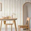 Yun-aeon White and Gold Wood Contact Paper 17.3"x80" Rustic Wooden Peel and Stick Wallpaper Removable Self-Adhesive Wallpaper Wood Grain Contact Paper for Countertops Cabinets