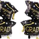 5 x Graduation Cap Balloons - Congrats Grad Cap Balloons, Graduation Party Decorations Supplies (2Pcs), 32 x 20 inches