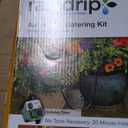 Raindrip R560DP Drip Watering System, Automatic Drip Irrigation System with Timer for Containers and Hanging Baskets, Waters up to 20 Plants, Includes 20 Drippers, Black