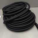 Garden Hose 100FT Non-Expanding, Lightweight Hose With 10-Function Nozzle, Leak-Proof No-Knot, Easy to Carry, Wear-Resistant, Sturdy 3/4GHT Flexible Water Hose for Outdoor (Black with Nozzle)
