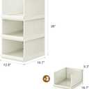 Storage Drawers, 12.8" wide Cupboard Organiser, Bathroom Stackable Shelf