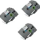 3-Pack 12mm 0.47" Laminated White Label Maker Tape Refill  Replacement for Brother TZE2312PK TZe-231 TZ-231, Compatible with Brother P-Touch Label Maker PT-D210 PT-H110 PT-D220 PT-D400