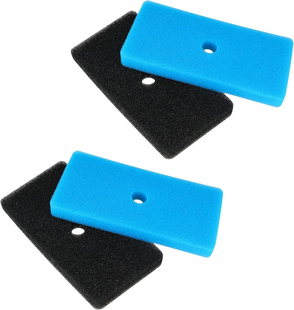 Pond Replacement Filter Pads, Sponge Filters Replacement for Fish Ponds Compatible with 52231 and 52229 Filter Box,Coarse and Fine Filter Pads Set 2 Sets