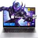 KAIGERR Laptop, 2025 Laptop Computer with Intel Quad-Core Processor(Up to 3.6GHz), 16GB DDR4 512GB SSD, Windows 11 Laptop, 16.0" IPS 1080P, Metal Shell, USB3.2, Long Battery Life