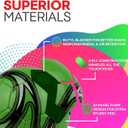 Western Star Soccer Ball Helix Size 3 & Size 4 & Size 5 - Official Match Weight - 6 Colors - Youth & Adult Soccer Players - Attractive and Durable Design