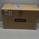 Away Medium Checked Luggage, Lightweight Hard Shell Suitcase with Spinner Wheels, Durable Rolling Luggage, TSA Lock, 26 Inch, Jet Black