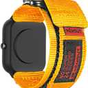 Rugged Nylon Sports Strap Compatible with Carbinox Edge/Blaze Round/Blaze S/X-Ranger/Vortex/Vesta/Blaze Square,Suunto 9 Peak/9 Peak Pro/5 Peak/Race/Vertical, T-Rex 3 Pro 48mm(not 44mm)