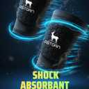 Mini Padded Shin Sleeves  Calf Compression Sleeve with EVA Foam Protection, Breathable Soccer Shin Pads, Non-Slip Sports Shin Guard Sleeves for Men & Women