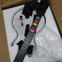 DOYO Wireless Wii Guitar Hero Controller with Strap - White