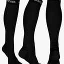 Physix Gear Compression Socks 20-30 mmHg - Men & Women - Running, Nurses, Shin Splints, Flight, Travel L/XL