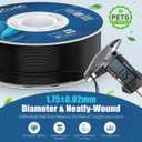 PETG Filament 16KG Color Mix Bundle – 16 Rolls Bundle, 1.75mm ±0.03mm High Precision, High Toughness & Heat Resistance, Compatible with FDM 3D Printers