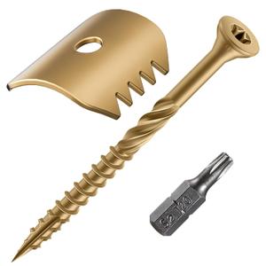 Fence Nail Fastener, 2" 50PCS Rust Resistant, External epoxy Coated, Reusable Wire Fence Nails, for mesh and Woven Fences (Yellow)