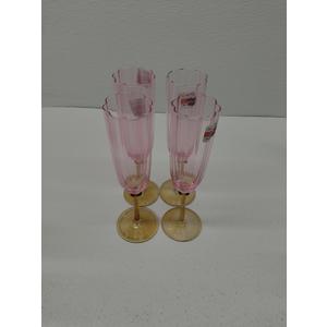 Bklyn Steel Co 2 Tone Champagne Flute Pack of 4
