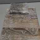 MAONAME Wood Display Risers Decorative tray, Farmhouse Pedestal Stand for Display Home Decor, Vintage Brown Beaded Wooden Tray for Kitchen Counter, Short and Tall Footed