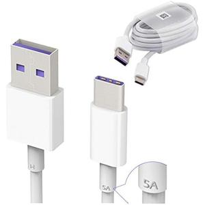 USB Type C Cable | Huawei 5A USB 3.1 to Type C | Super-fast Charging Data Cable | HL1289 | for Samsung Galaxy S10 / S9 / S8 / Note 8, LG V20 / G5 / G6 and More | (2-Pack), Set of 2 