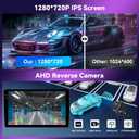 [4G+128G] Android 15 Car Radio for Dodge Charger 2011 2012 2013 2014 with Wireless CarPlay Android Auto,9 inch Touchscreen Car Stereo with WiFi,GPS Navigation,Bluetooth,FM/RDS SWC EQ+Backup Camera