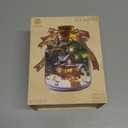 Wooden Puzzles for Adults, Unique Christmas Message in a Bottle Jigsaw Puzzles,Magic Wooden Jigsaw Puzzles, Gifts for Family or Friends for Any Holiday.(17.3 * 15.6 in 370pcs)