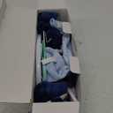 The Peanutshell Crib Mobile for Boys or Girls - Light and Dark Blue Musical Baby Crib Mobile with 12 Lullabies, Ocean Baby Nautical Nursery Decor