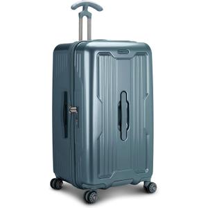 Traveler's Choice Ultimax II Polycarbonate Hardside Luggage with Spinner Wheels, Teal, 28-Inch Medium Trunk