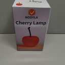 Nodyla Cherry Lamp LED Light – Unique Red Table Lamp for Bedroom, Nightstand or Living Room, Funky and Modern Desk Lamp, Small Decorative Cherry Bedroom Decor
