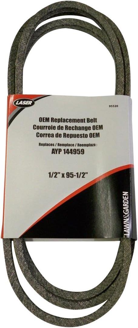 Deck Belt fit for 144959 42'' Deck Replaces for Poulan Craftsman Husqva RNA AYP 144959, 532144959, 95.5" Kevlar Belt