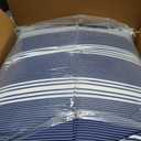 Nautica - Twin/Twin XL Comforter Set, Soft & Reversible Cotton Bed Set for Year Round Comfort, 2 Piece Striped Bedding with Matching Pillowcase (Craver Navy)